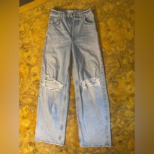 Light Blue Distressed Jeans